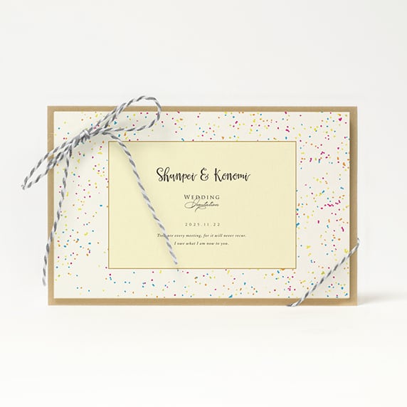 招待状手作りの新しいカタチ「fitau」｜コンフェッティ招待状