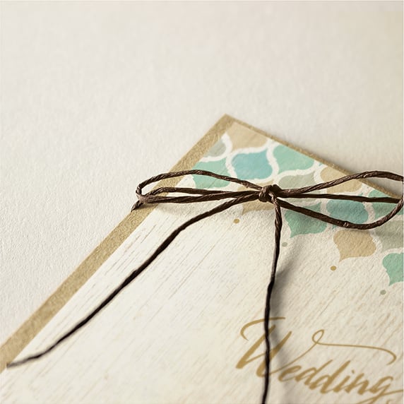 招待状手作りの新しいカタチ「fitau」｜モロッコウッド招待状