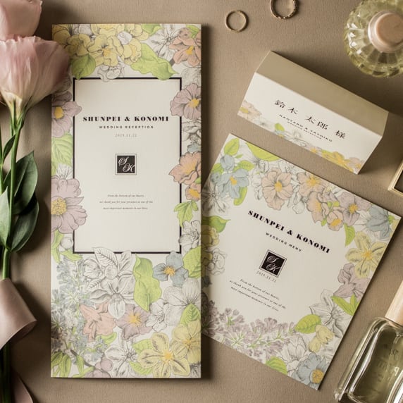 招待状手作りの新しいカタチ「fitau」｜パルファム[F-AA]招待状