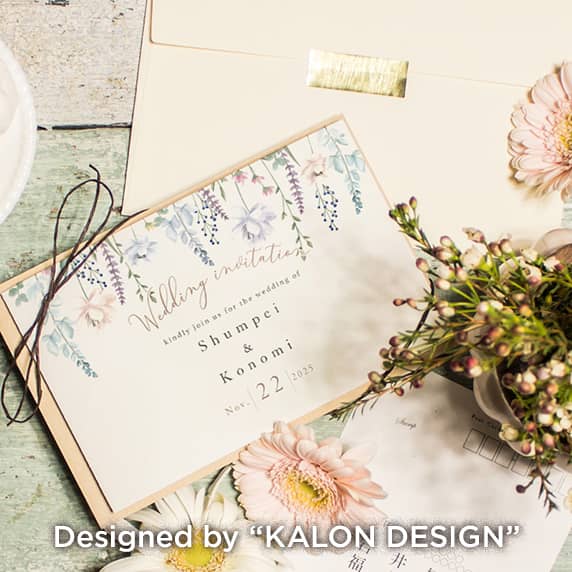 招待状手作りの新しいカタチ「fitau」｜フラワーウォール ホワイト[KZ