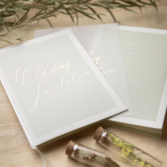 招待状手作りの新しいカタチ「fitau」｜ローマン グリーン[WTA]招待状