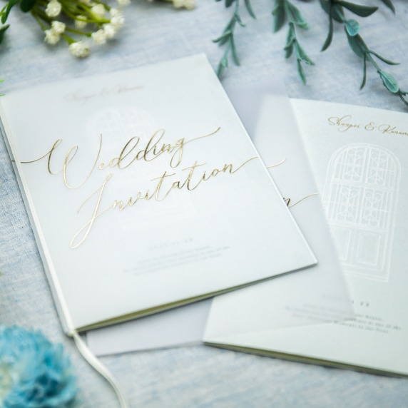 招待状手作りの新しいカタチ「fitau」｜エントランス ブルー[WTA]招待状