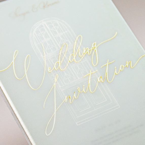 招待状手作りの新しいカタチ「fitau」｜エントランス ブルー[WTA]招待状