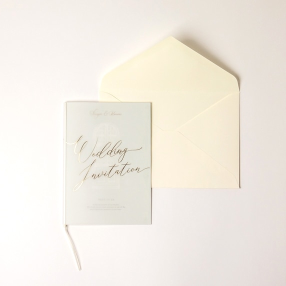 招待状手作りの新しいカタチ「fitau」｜エントランス ブルー[WTA]招待状