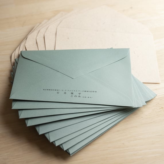 招待状手作りの新しいカタチ「fitau」｜セドゥ グラス_アースグリーン