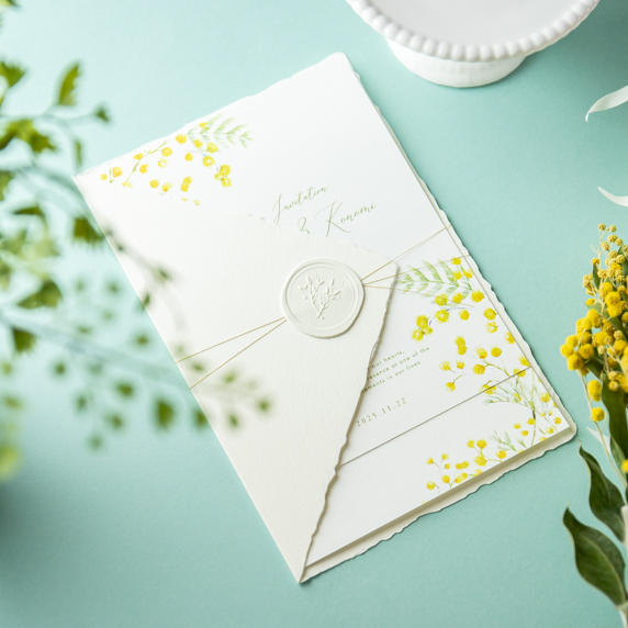 招待状手作りの新しいカタチ「fitau」｜スタインフェルド_ミモザ招待状