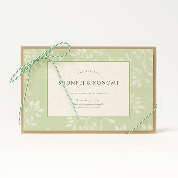 招待状手作りの新しいカタチ「fitau」｜フォート グリーン[GC]招待状