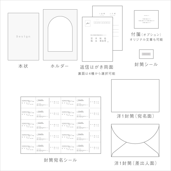 招待状手作りの新しいカタチ「fitau」｜ミー[A-AG]招待状