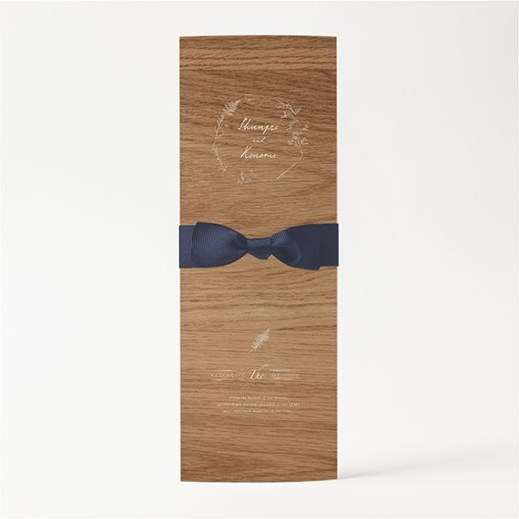 席次表手作りの新しいカタチ「fitau」｜モクメ マホガニー[NAB]席次表