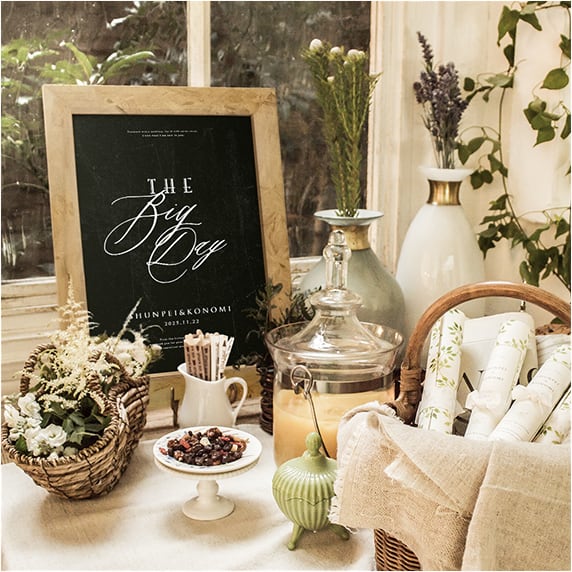 ウェルカムボード手作りの新しいカタチ「fitau」｜【A3】バードA FB