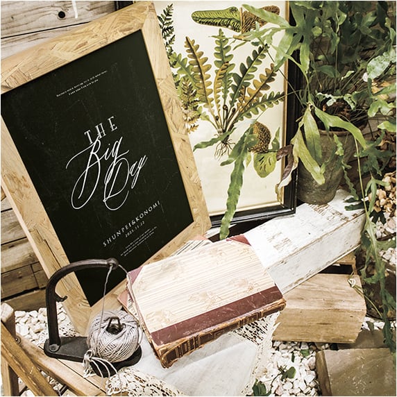 ウェルカムボード手作りの新しいカタチ「fitau」｜【A3】バードA FB