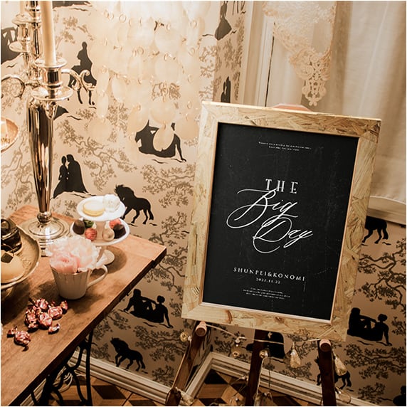 ウェルカムボード手作りの新しいカタチ「fitau」｜【A3】バードA FB