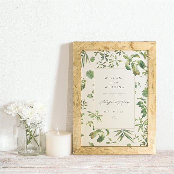 ウェルカムボード手作りの新しいカタチ「fitau」｜【A3】リバー FI