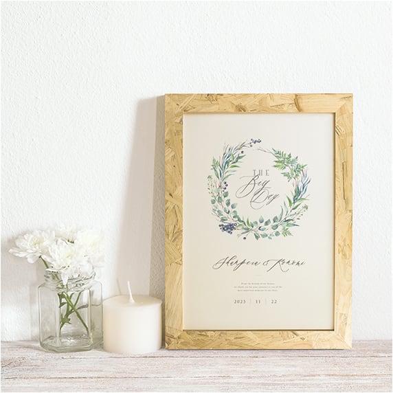 ウェルカムボード手作りの新しいカタチ「fitau」｜【A3】リバー FI