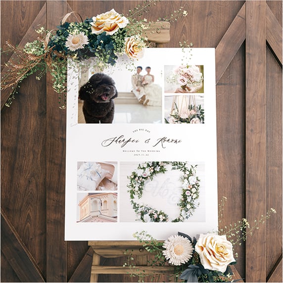 ウェルカムボード手作りの新しいカタチ「fitau」｜【F12】スタジオ6