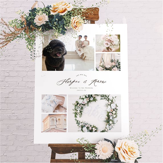 ウェルカムボード手作りの新しいカタチ「fitau」｜【F12】スタジオ6