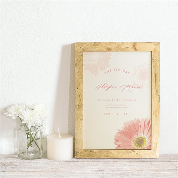【A3】Gerbera Pink FI